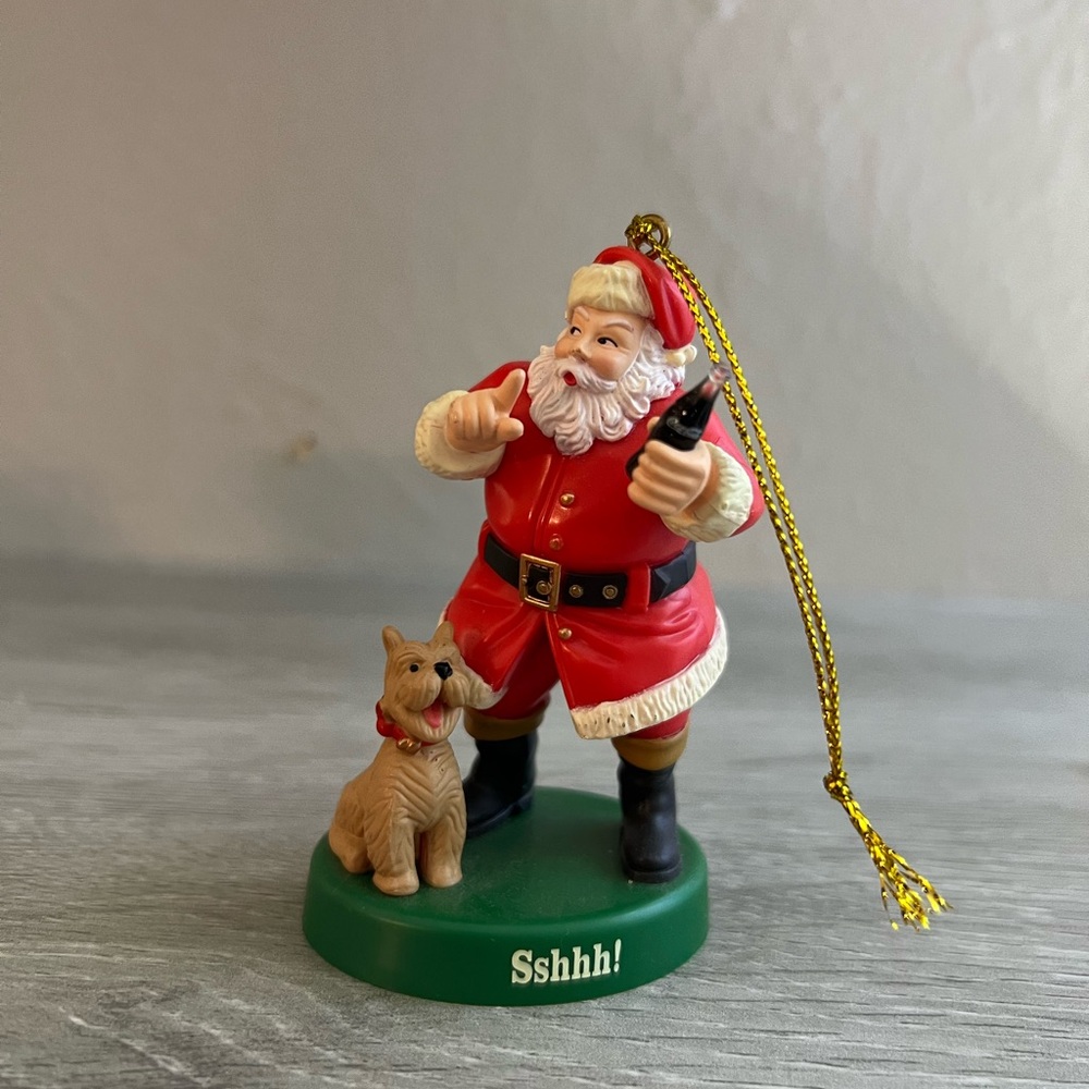 Coca Cola Santa Claus Holiday Ornament